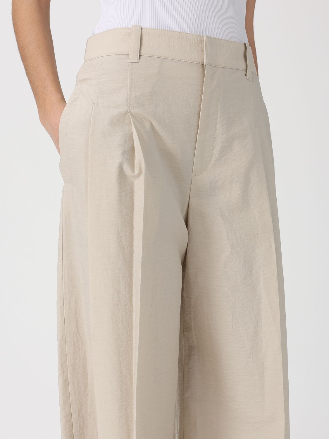 Pants Woman color Beige