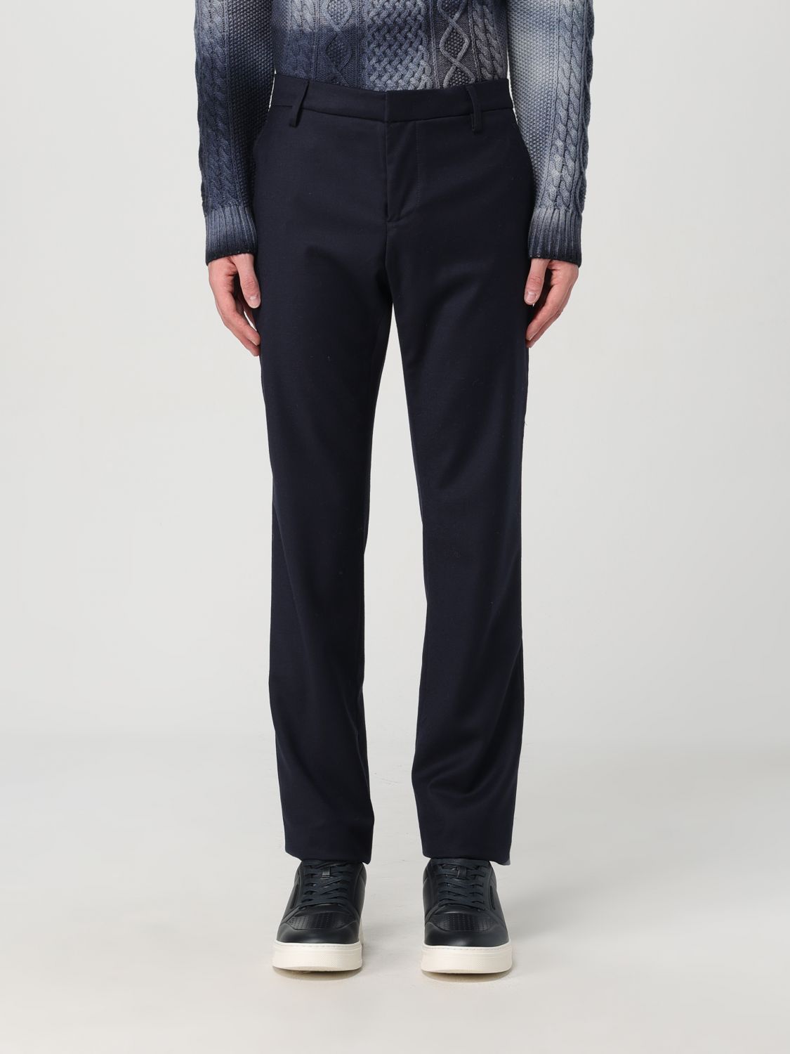 Pants Men color Blue
