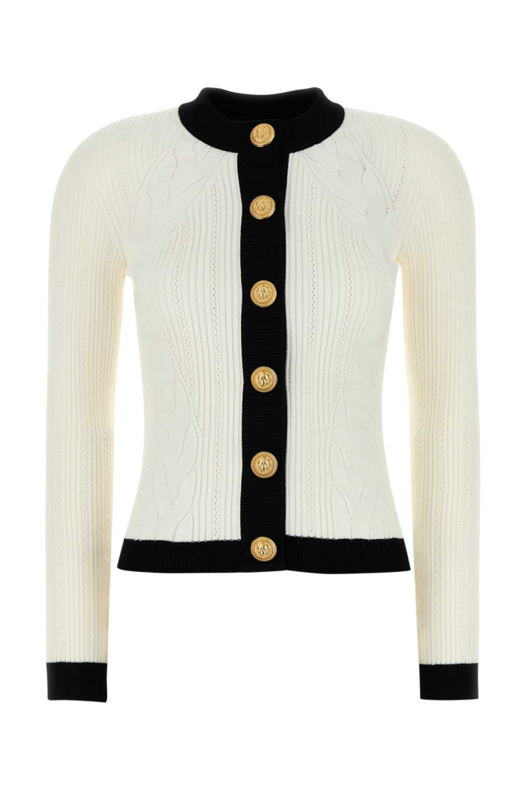 Contrast Trim Cardiga