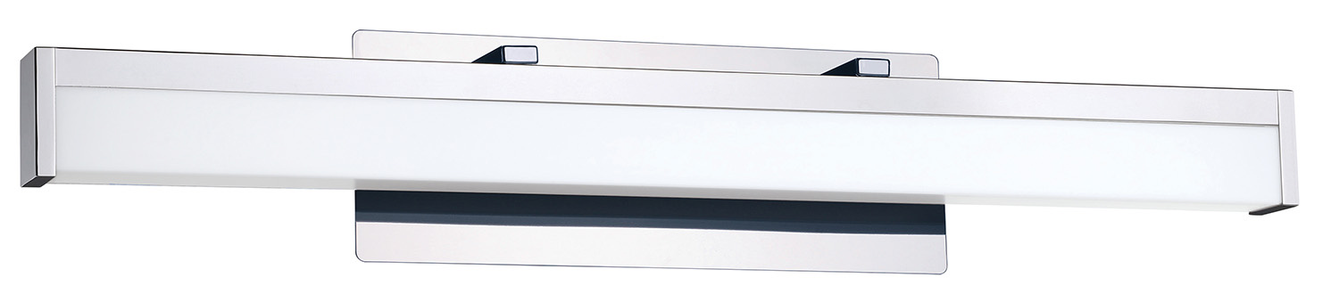 Hemlock 1-Light LED Bathroom Vanity Light Vanity in Chrome