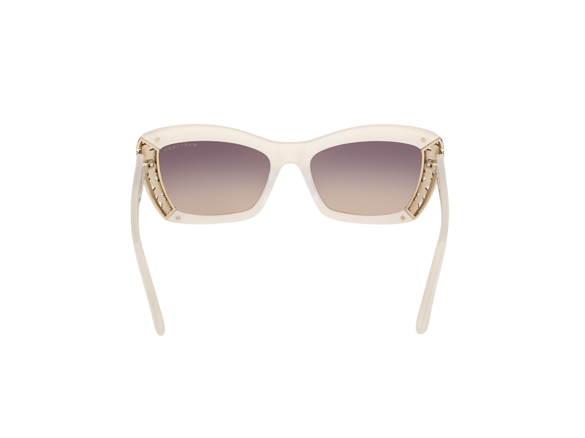 Guess by Marciano Woman Guess by Marciano GM00041 25B Sunglasses Acetate Ivory Smoke Squared Norma