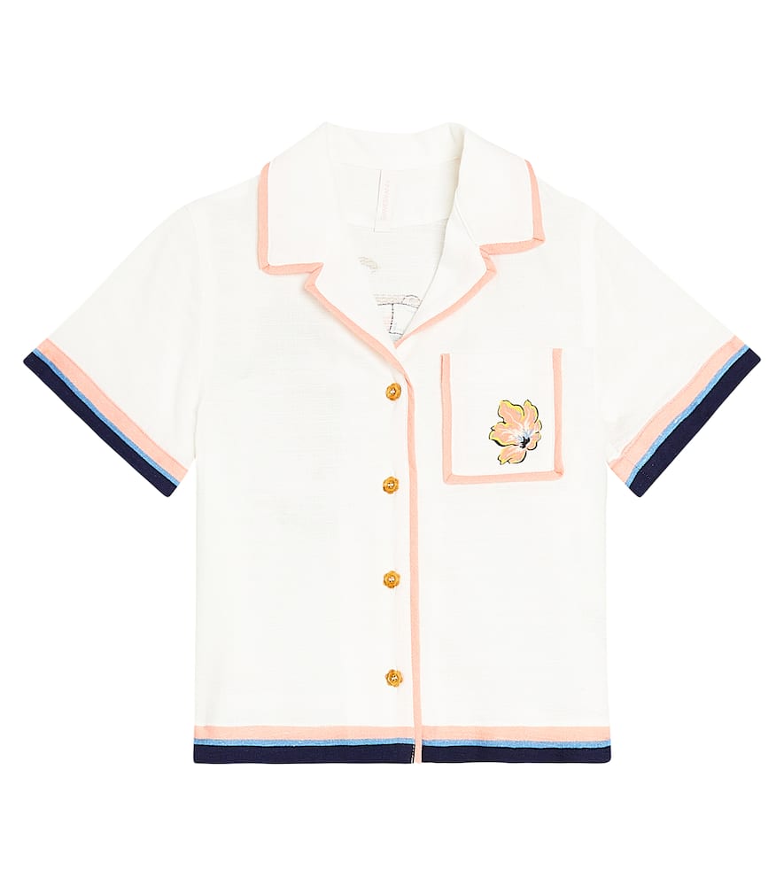 Zimmermann Kids Alight cotton shirt