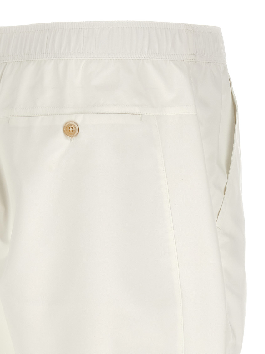 Brunello Cucinelli - tennis nylon bermuda shorts trompe l oei