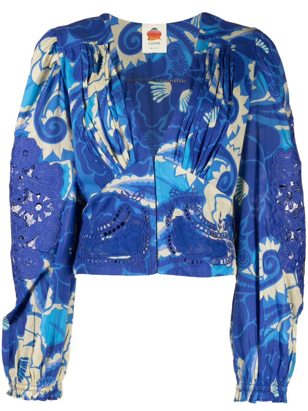 Tropical Groove long-sleeved shirt - Blue