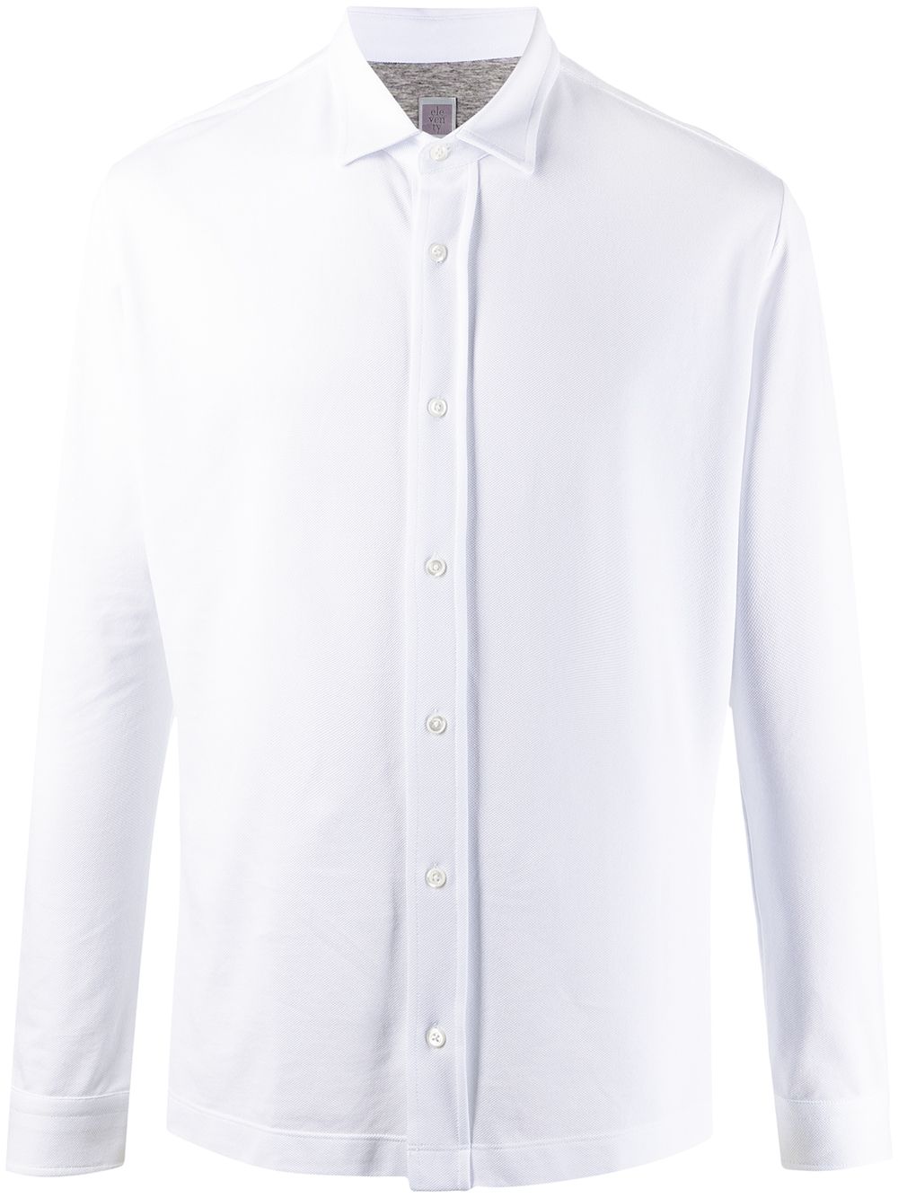 Button-down fitted shirt - White