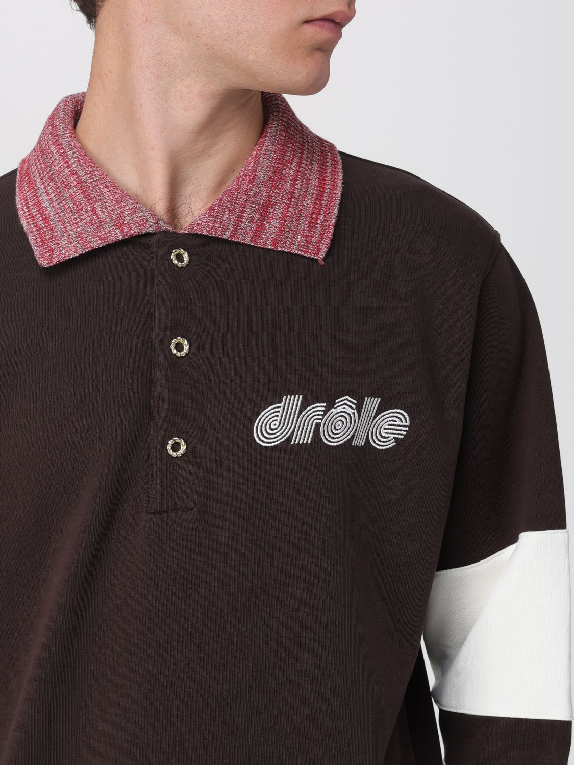Sweatshirt DRÔLE DE MONSIEUR Men color Brown