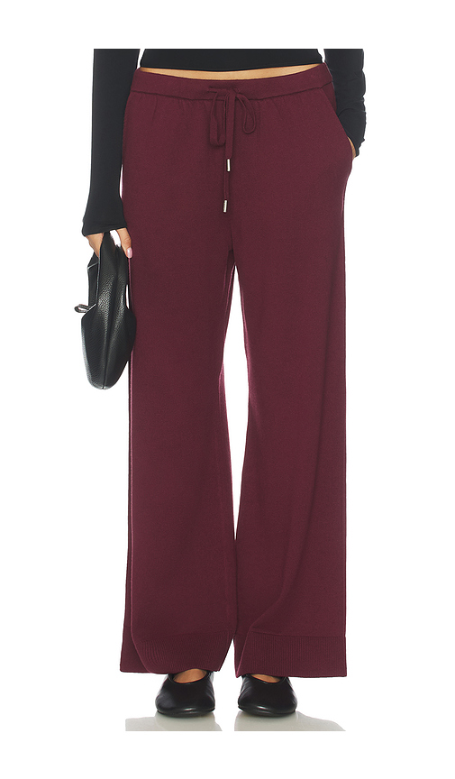 SIMKHAI Travel Pant in Red. - L also in