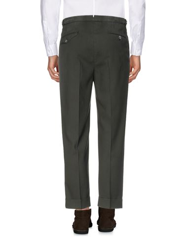 Man Pants Dark green Size 34 Wool