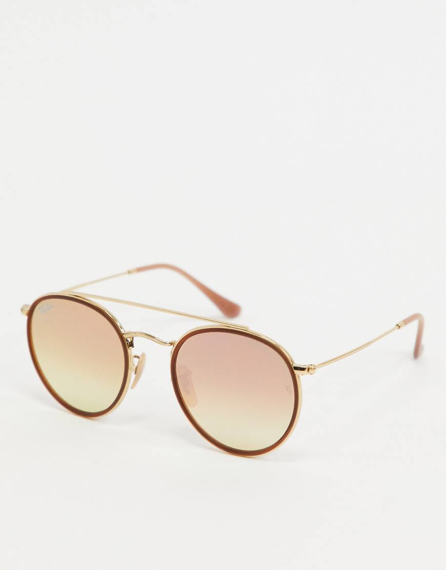 Round sunglasses in pink ORB3647N