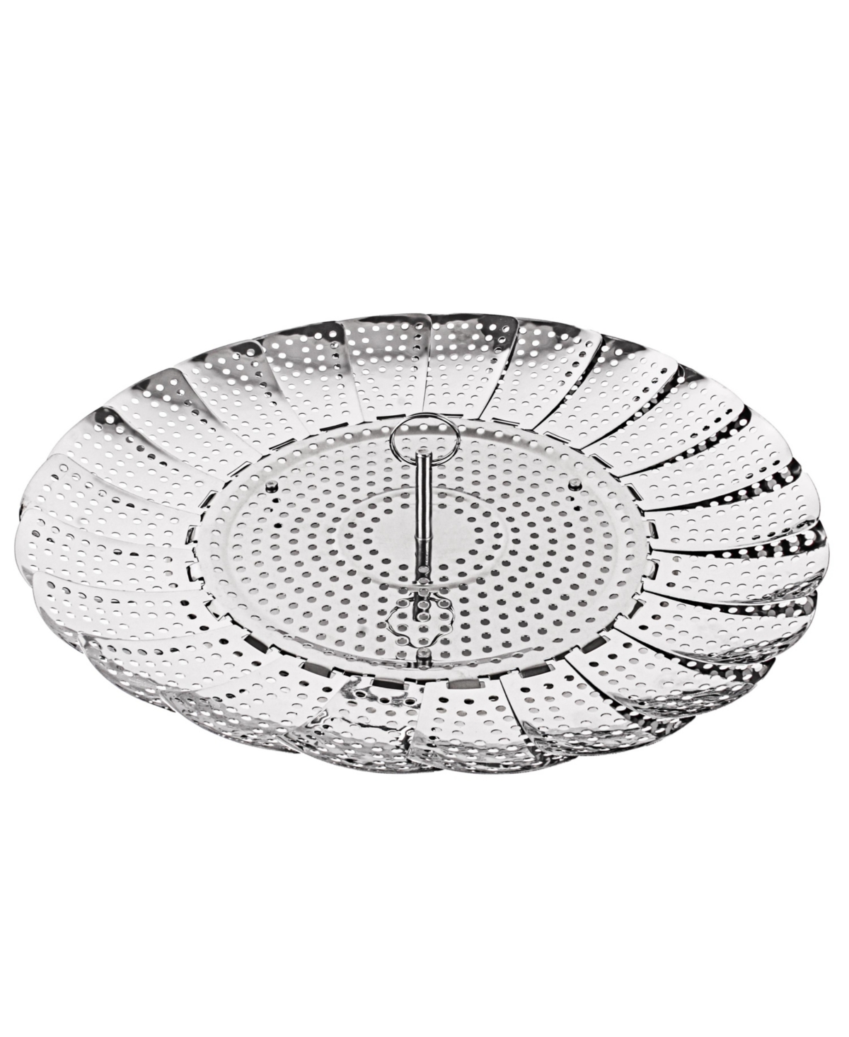 "Stainless Steel 12"" Steamer Basket - Silver"