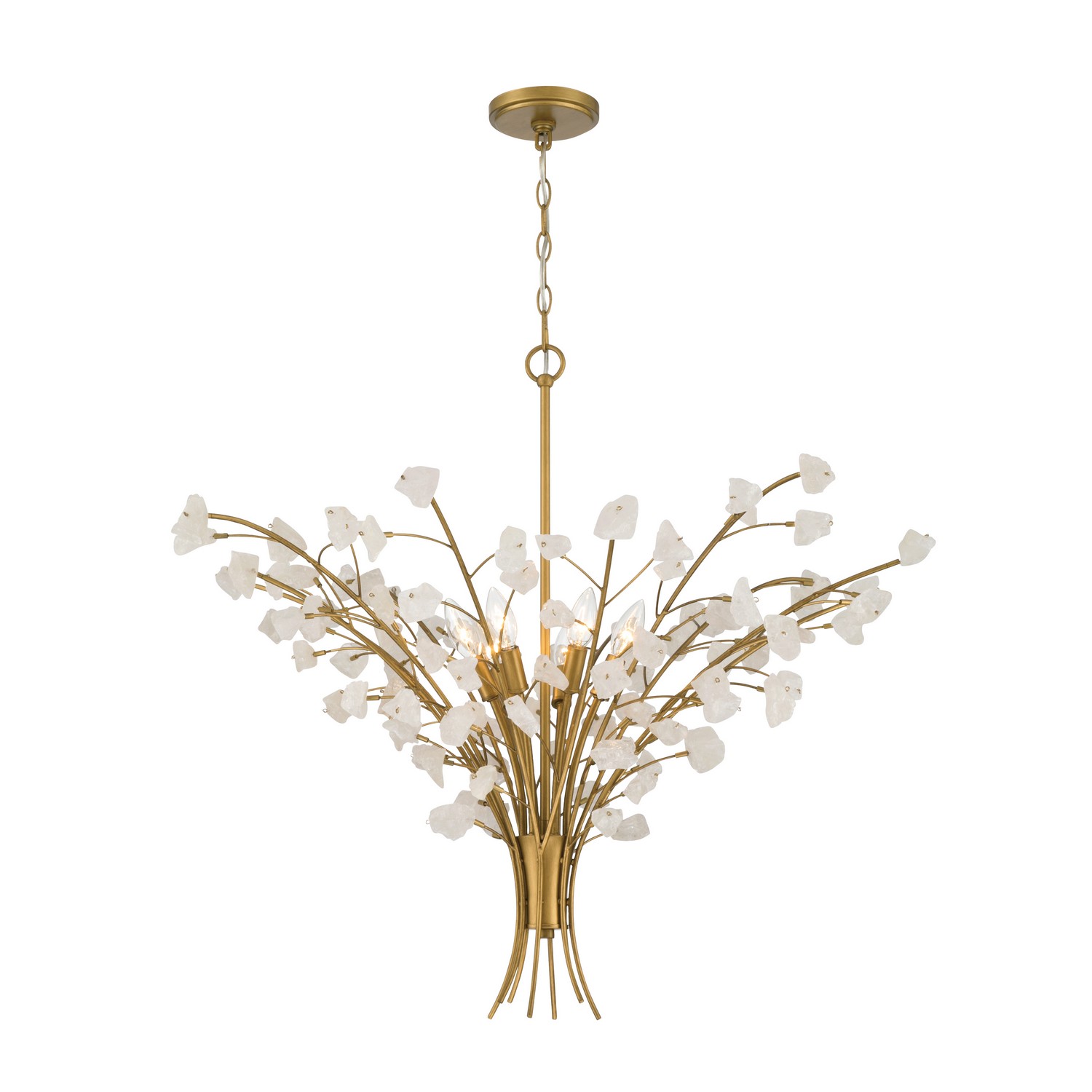 Painted Legacy Brass Chandelier from the Ramus Collection