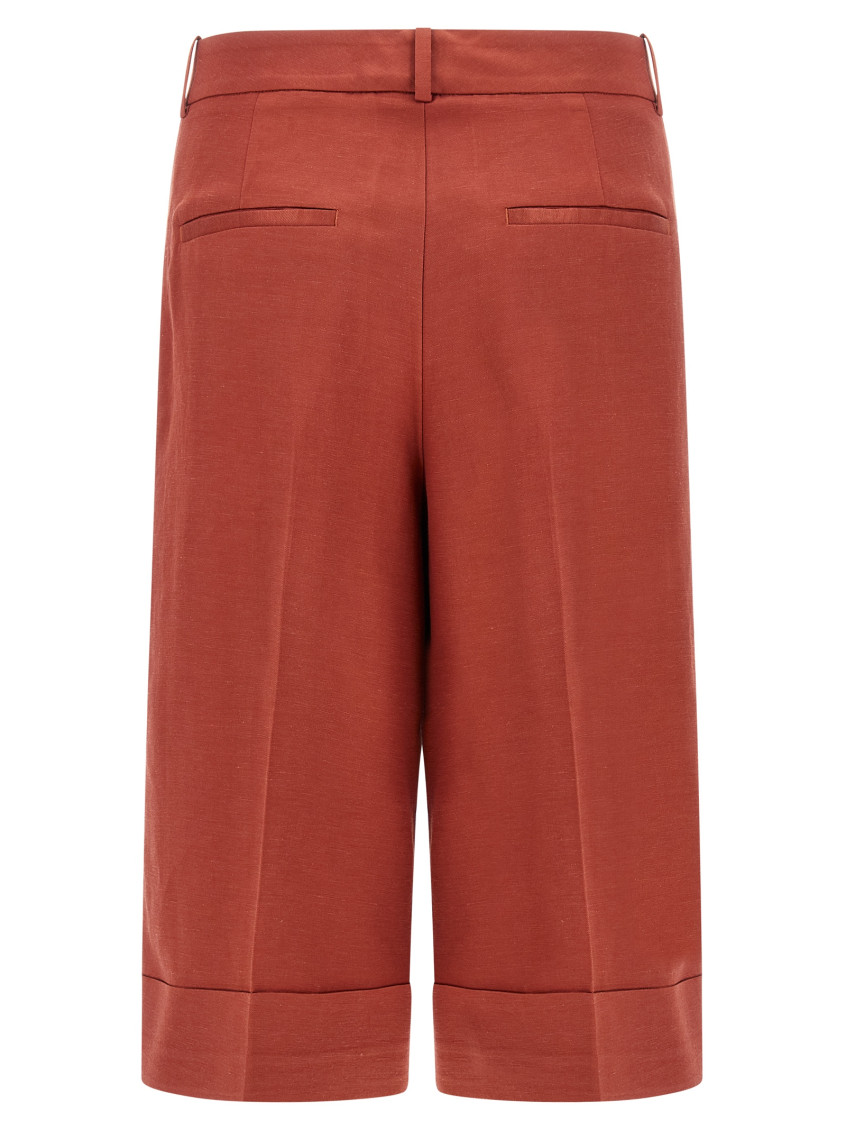 Linen Viscose Bermuda Shorts