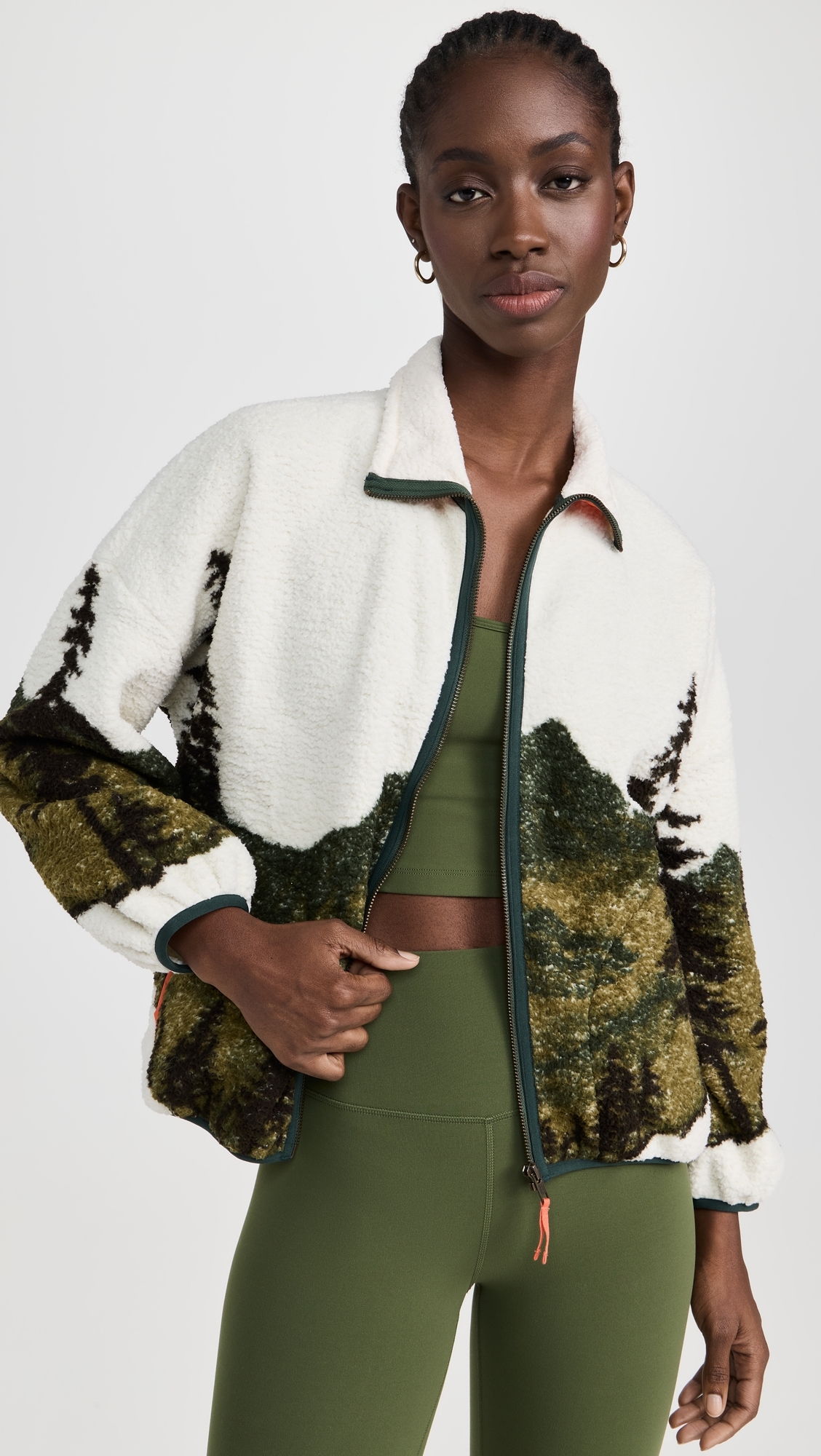 The Plush Terrain Full-Zip Jacket Mountain View Landscape