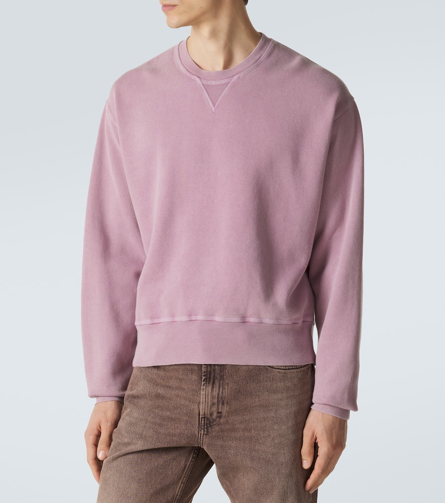 Base cotton fleece sweatshirt