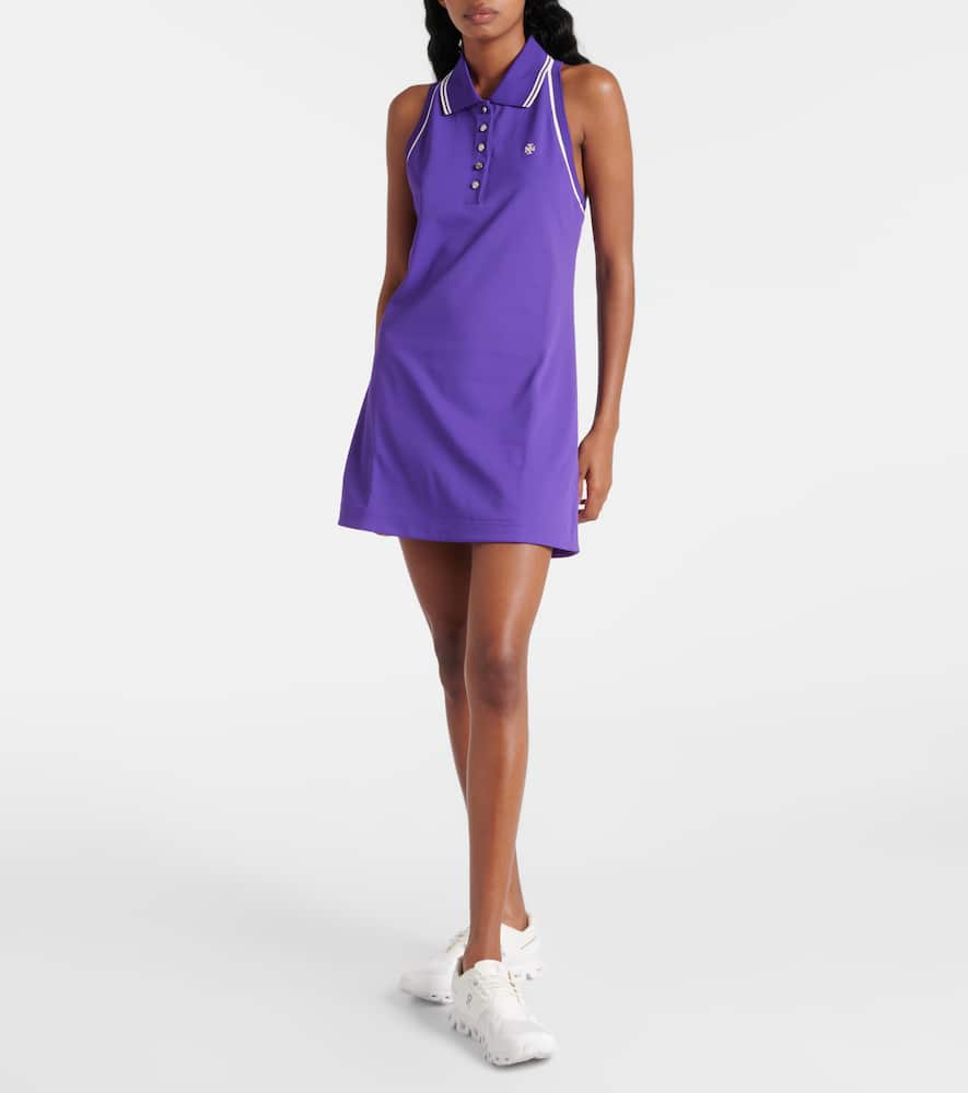 Piqué minidress