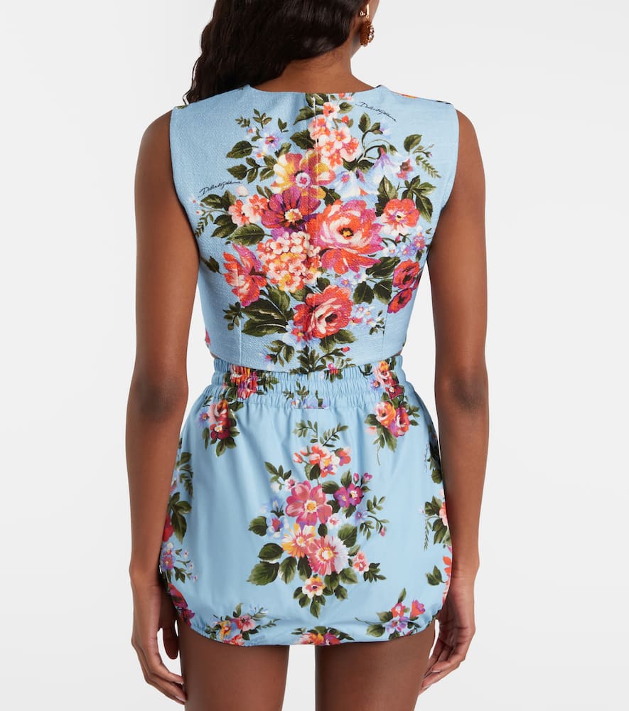 Floral cotton top