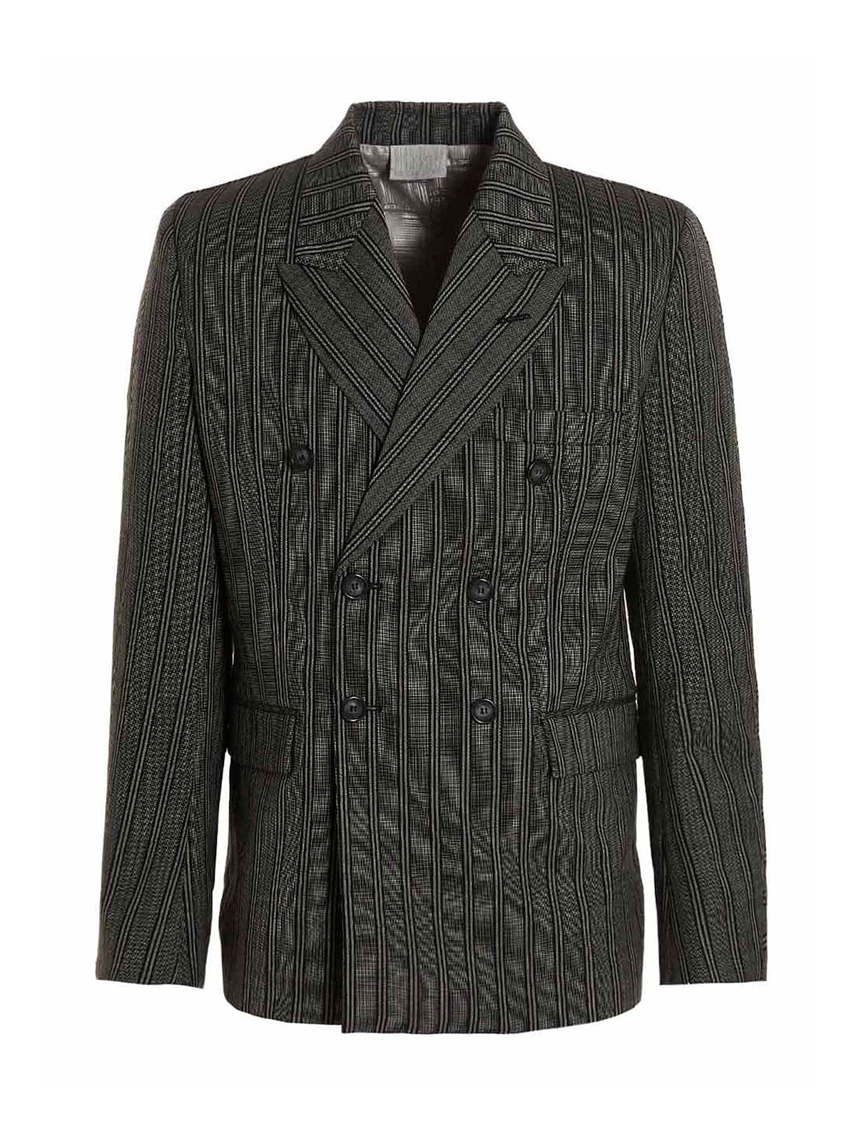 Tonal double breasted tailored blazer