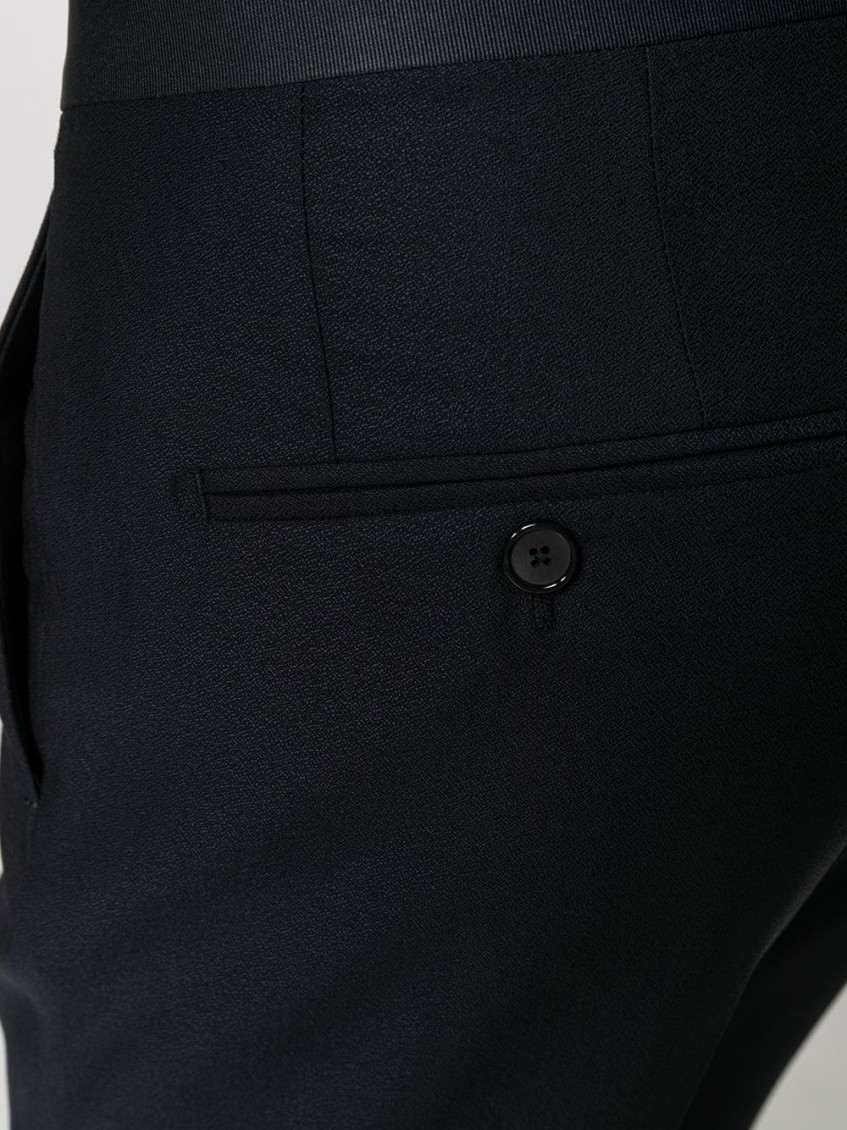 Navy Blue Three-piece Suit