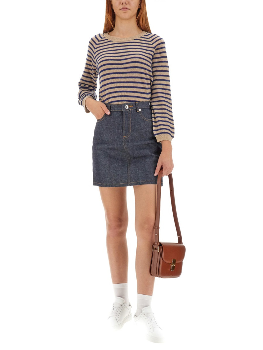 A. P.C. Pulls Lilas Shirt