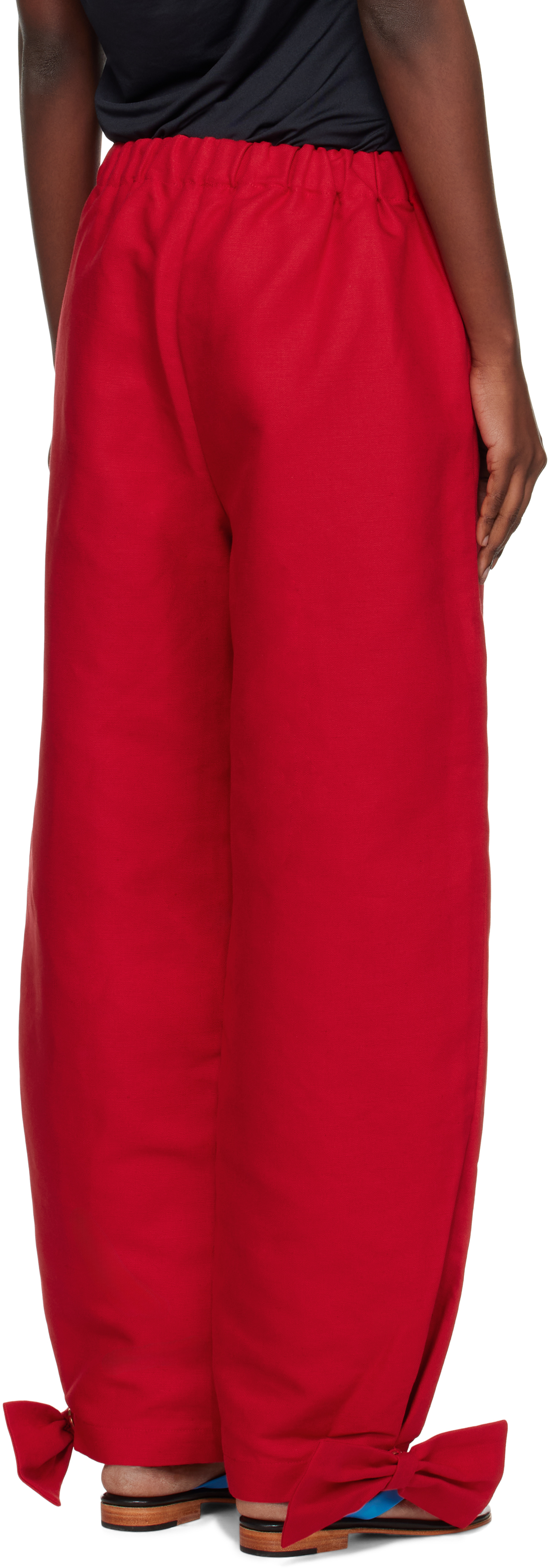 Red Coco With Bows Trousers