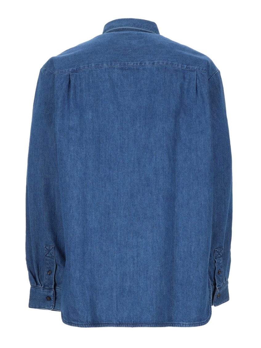 A. P.C. Men's Mathias Shirt Size: Small in Blue