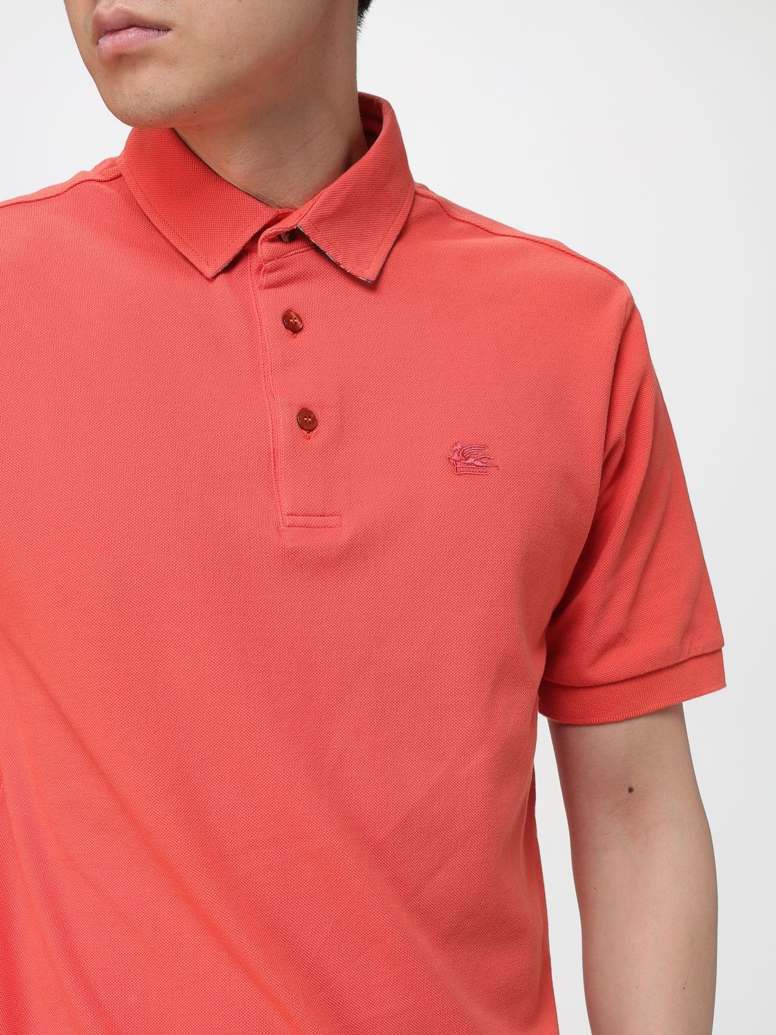 Polo Shirt Men color Red