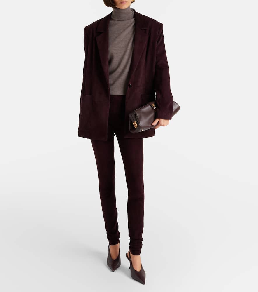 Carolyn suede leggings