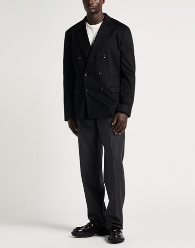 Man Blazer Black Size 36 Cashmere