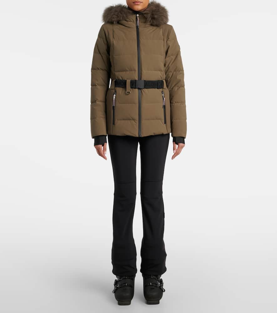 Doudoune 64cm belted down jacket