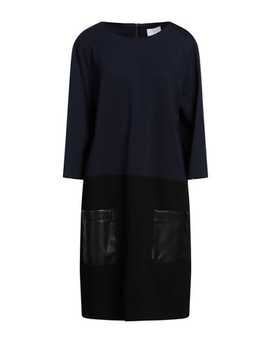 Woman Midi dress Midnight blue Size 12 Viscose, Polyamide, Elastane, Polyester, Polyurethane