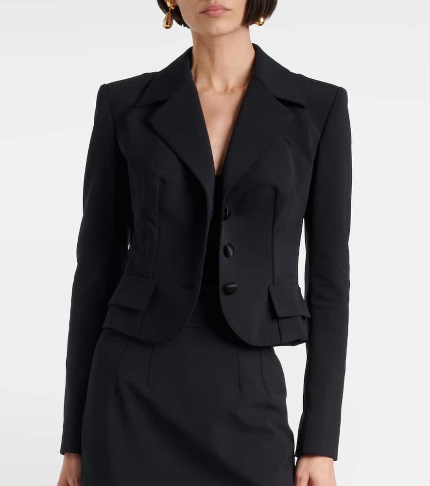 Cropped blazer