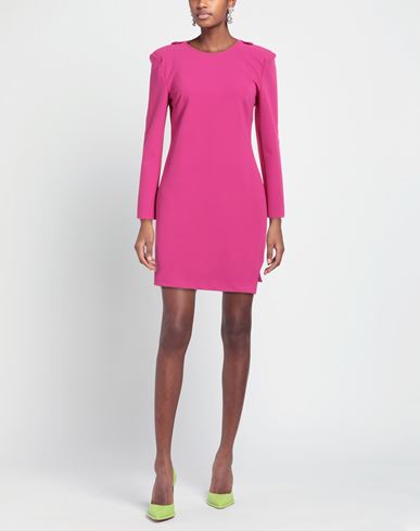 Woman Mini dress Fuchsia Size 2 Polyester, Elastane