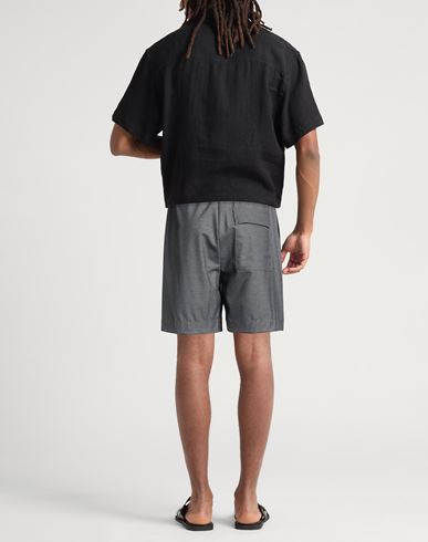 Man Shorts & Bermuda Shorts Grey Size S Polyester, Viscose, Elastane
