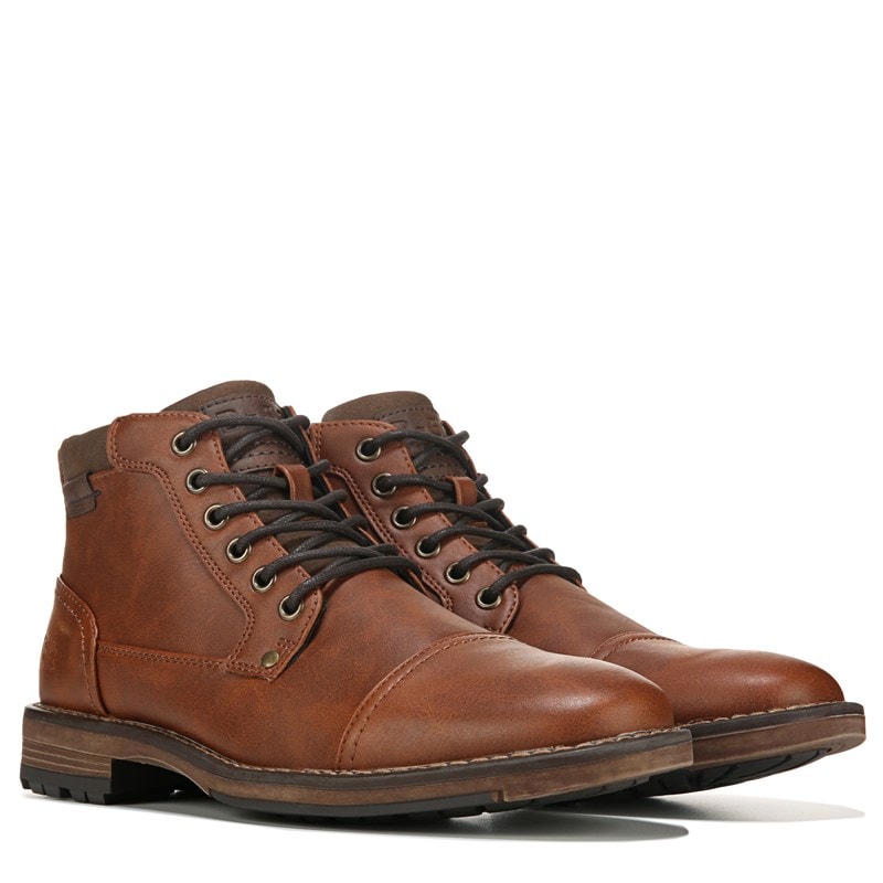 Men's Simon Lace Up Casual Boots (Cognac)