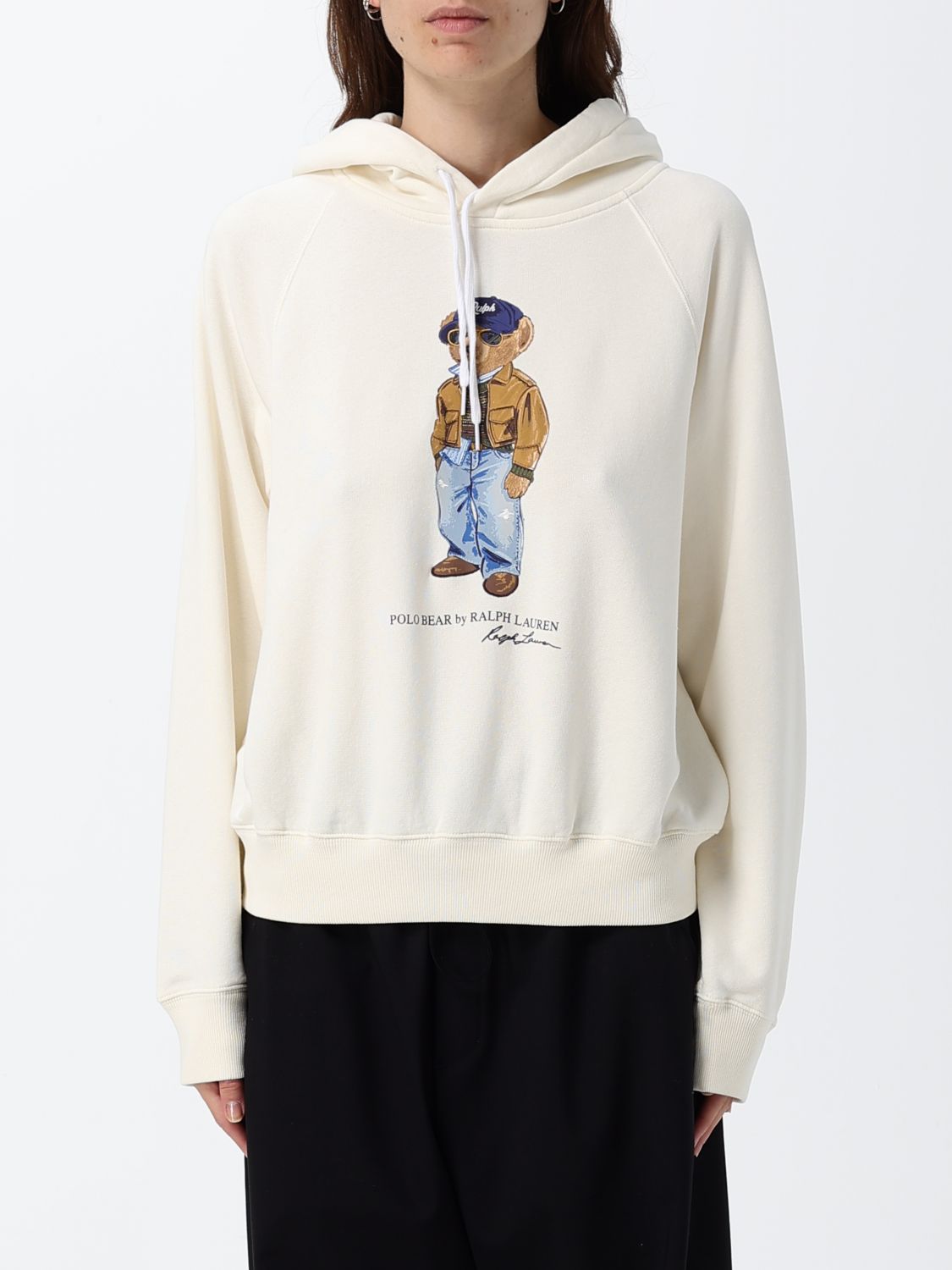 Sweatshirt Woman color White