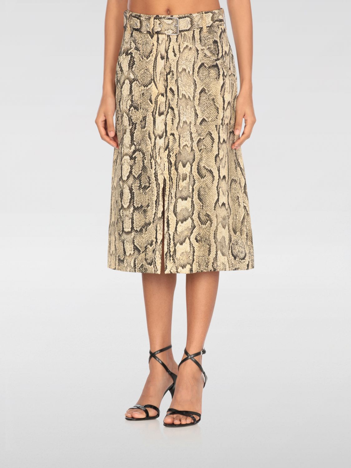 Skirt DRIES VAN NOTEN Woman color Beige