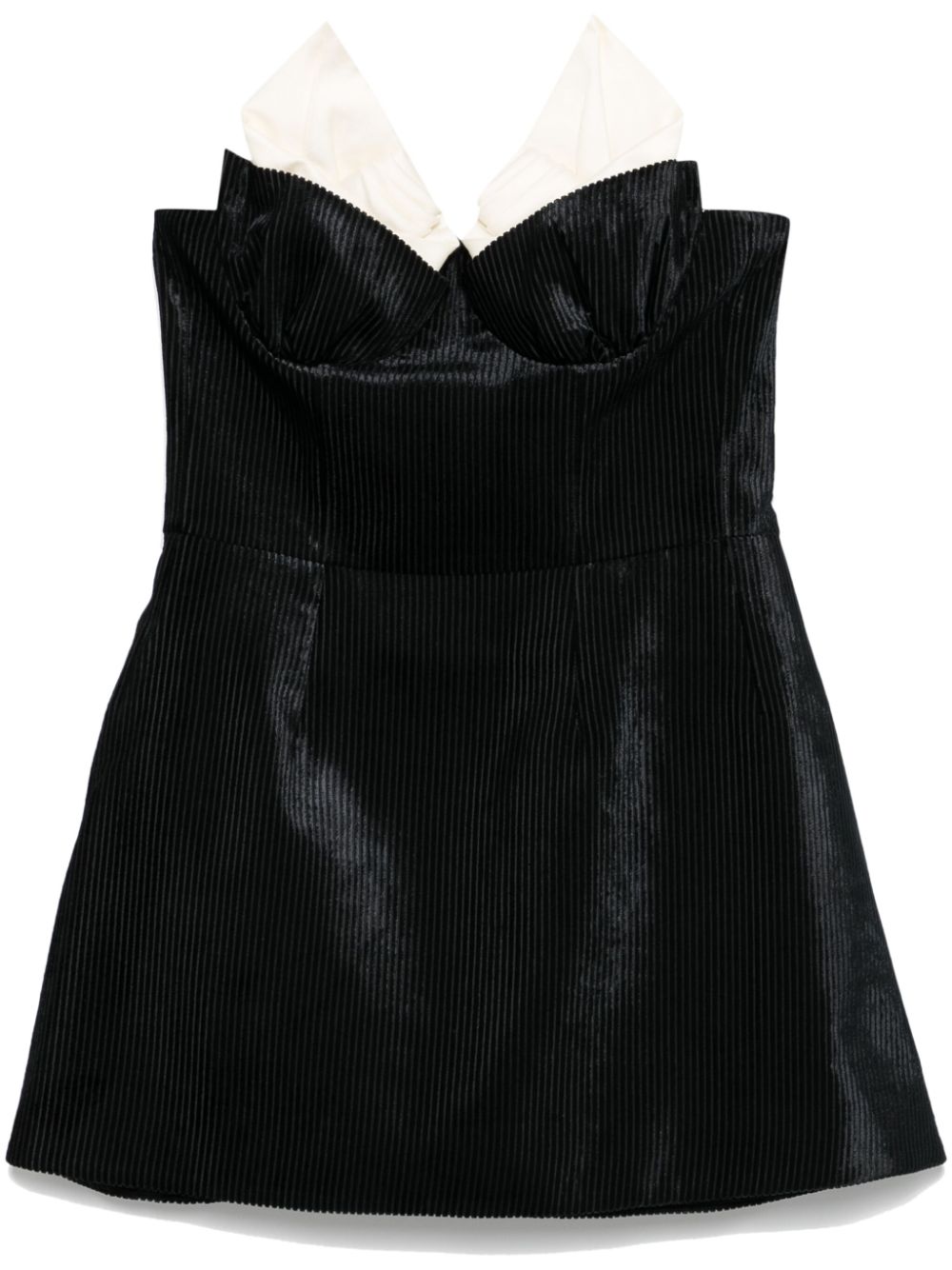 Bustier mini dress - Black
