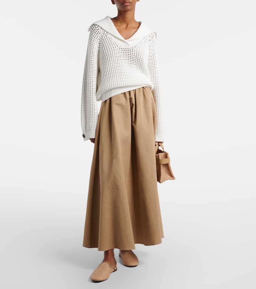Cotton-blend sweater