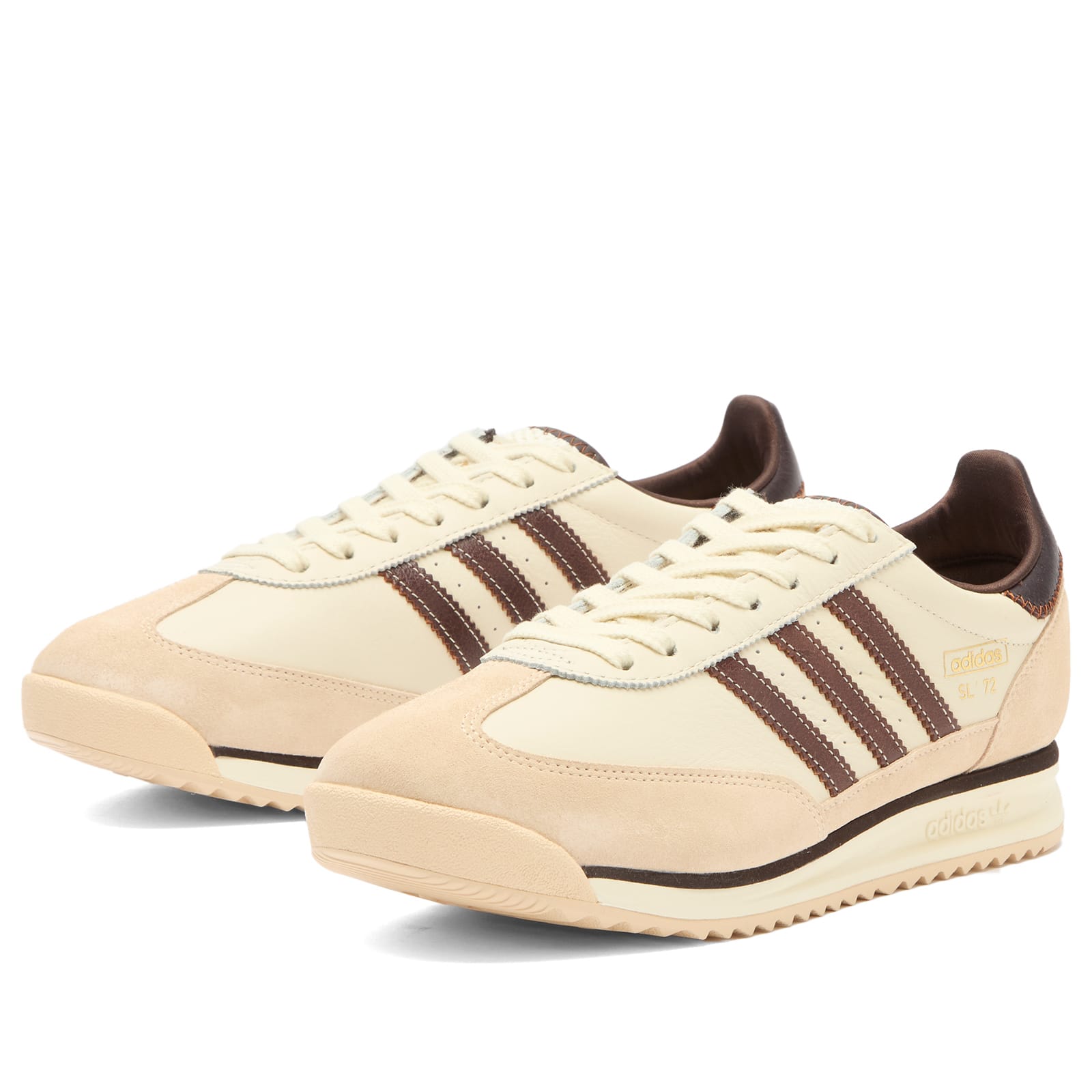 Men's SL 72 Rs Sneaker in Cream White/Dusky Bronze/Aurora Coffee