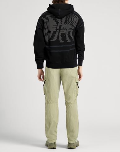 Man Sweatshirt Black Size L Cotton