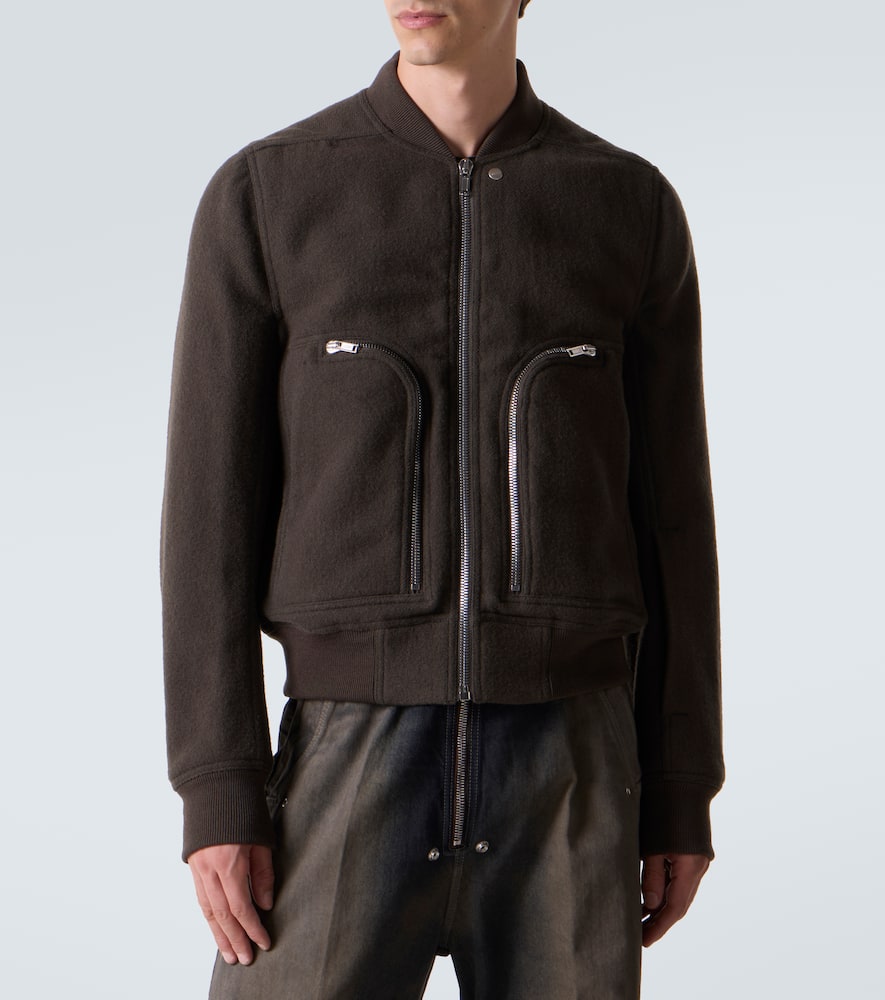 Virgin wool bomber jacket