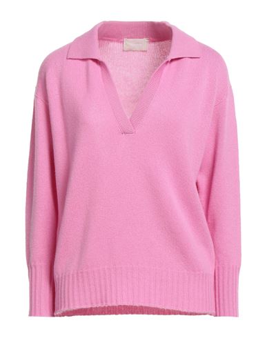 Woman Sweater Fuchsia Size S Cashmere