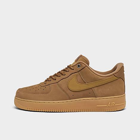Men's Air Force 1 '07 WB Casual Shoes in Flax/Wheat/Gum Light Brown