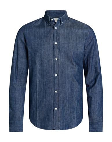 Man Denim shirt Blue Size XS Organic cotton
