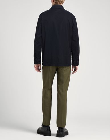 Man Jacket Midnight blue Size 44 Linen, Cotton, Elastane
