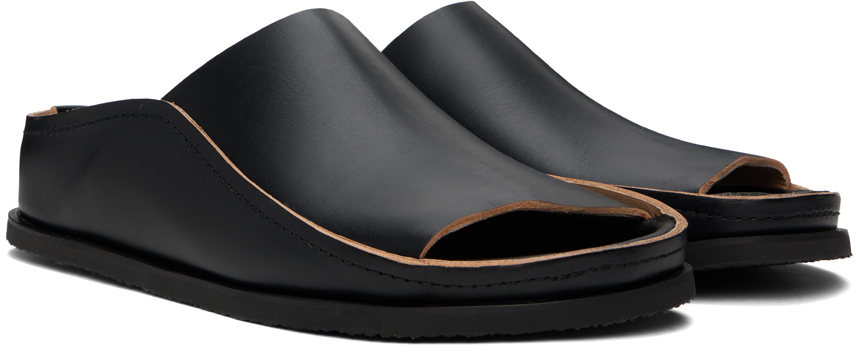 LEMAIRE Black Fussbett Sandals