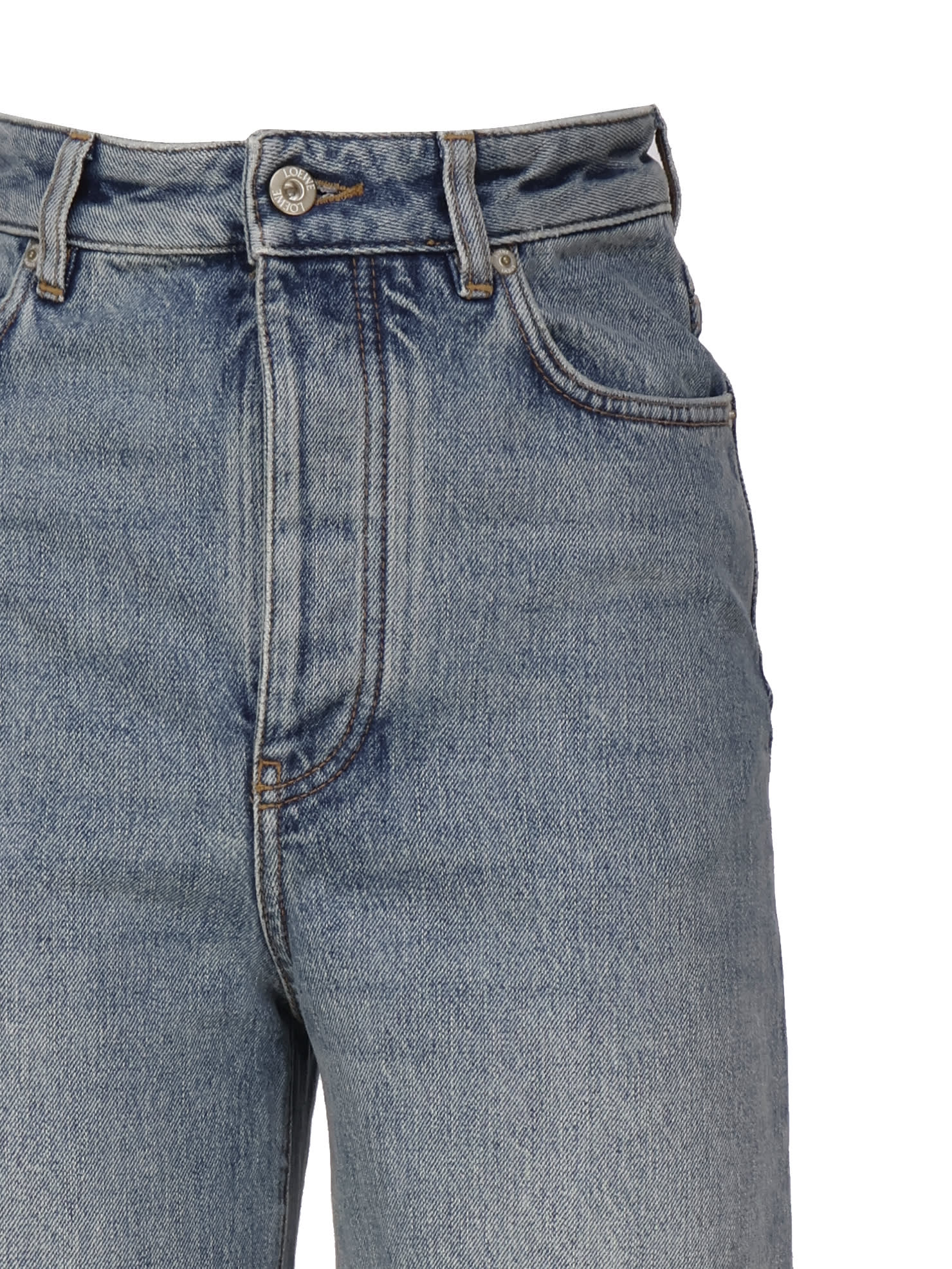 Jeans Crafted In Medium-weight Washed Cotton Denim