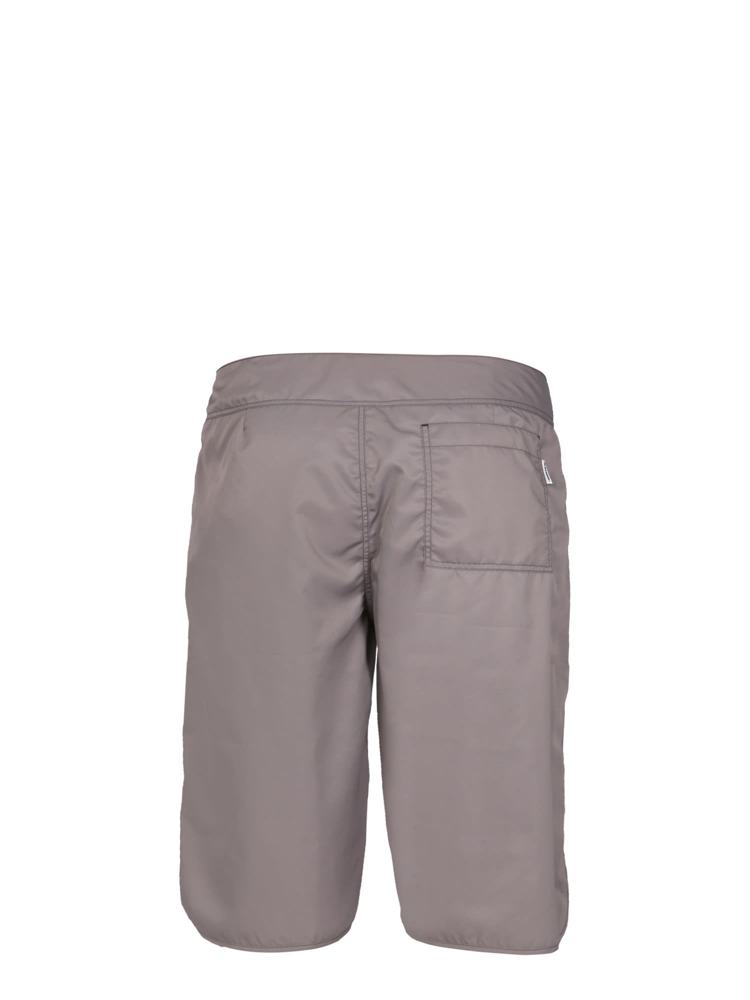 Drawstring knee-length swim shorts