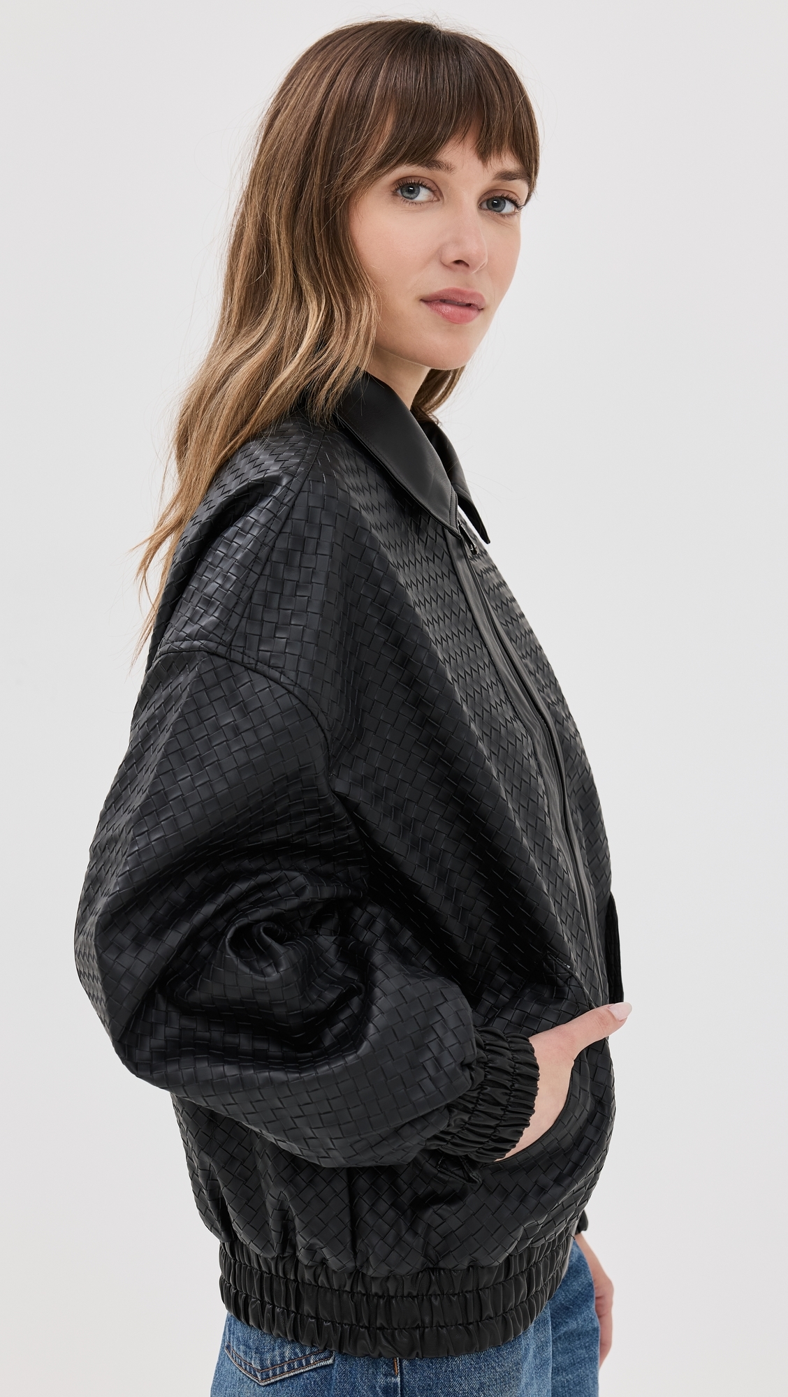 Kenny Woven Bomber Jacket ONYX