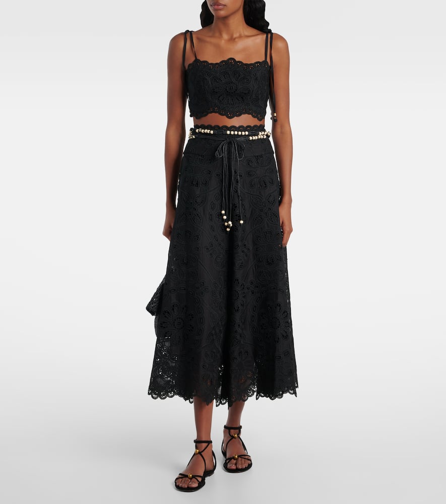 Rhiannon embroidered cotton top